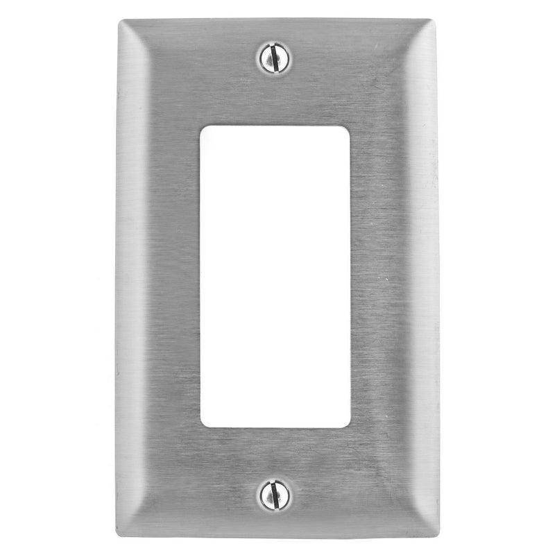Stainless Steel Plate Decora 1G P&S