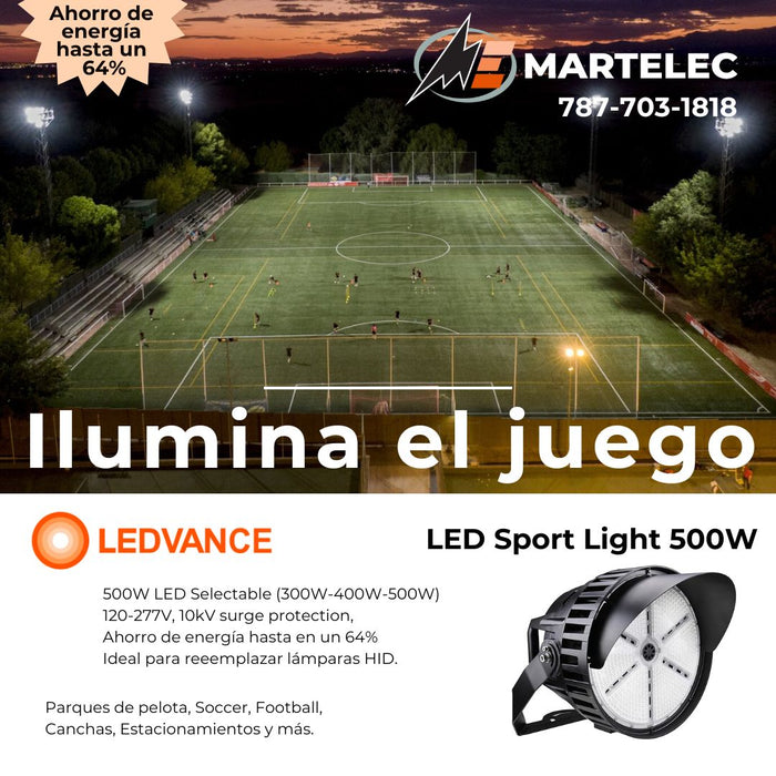 Wattage Selectable Sports Light