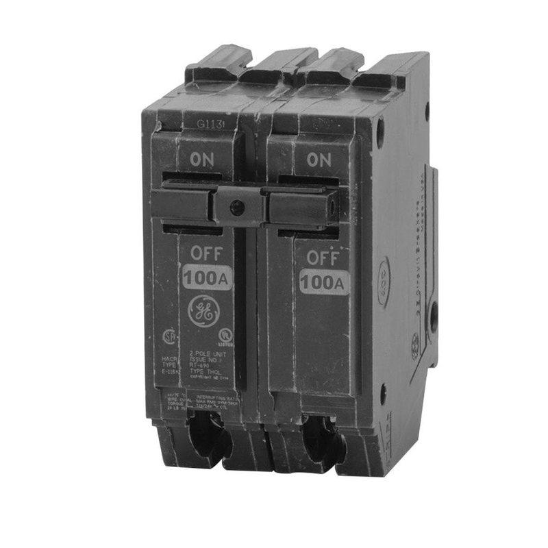 GE 100 Amp Thick Series 2-Pole Circuit Breaker