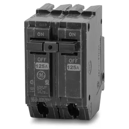 GE 125 Amp 2 in. Double-Pole Circuit Breaker