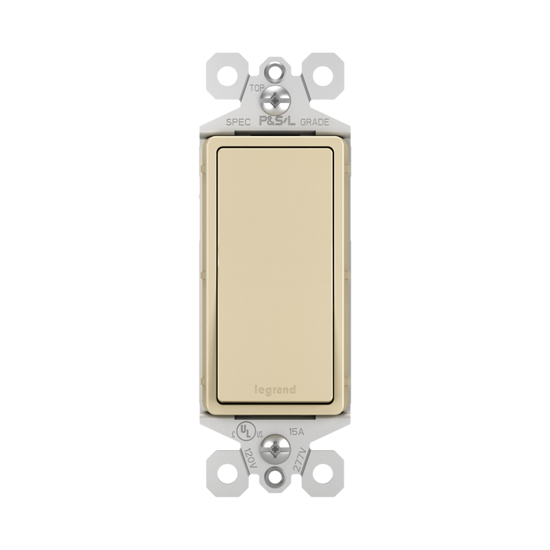 15A Decora Radiant®  3-Way Switch, Ivory