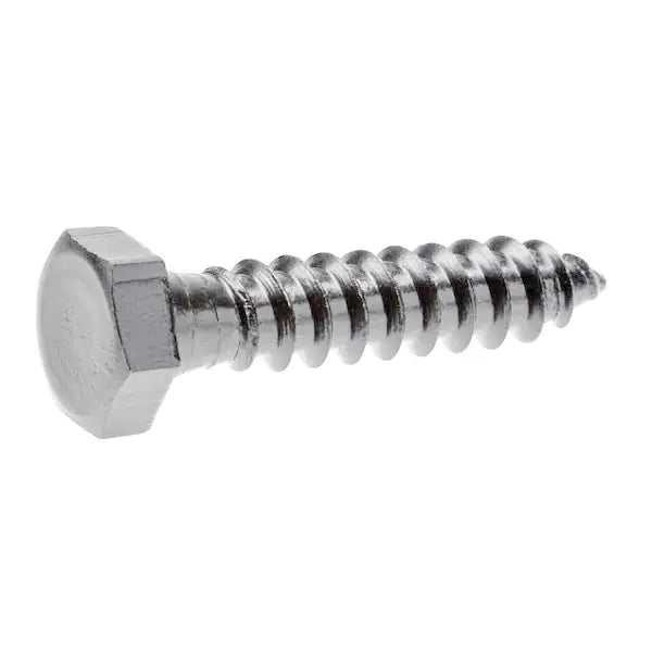 Zinc Plated Hex Screw 1/4"