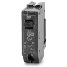 GE Q-Line 20 Amp 1 in. Single-Pole Circuit Breaker