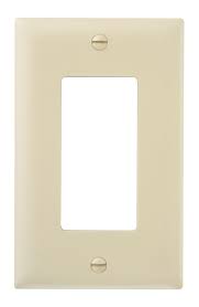 Thermoplastic 1-Gang Decorator Wall Plate