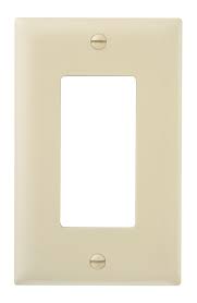 Thermoplastic 1-Gang Decorator Wall Plate