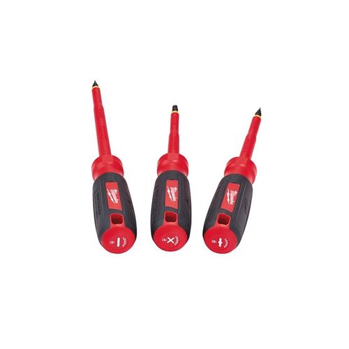 Milwaukee 3 PC 1000V Insulated Screwdriver Set 48-22-2202