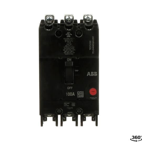 100A 3 Pole Circuit Breaker 277/480V ABB