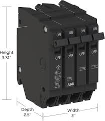 30A Quad Plug In Circuit Breaker ABB 120/240V