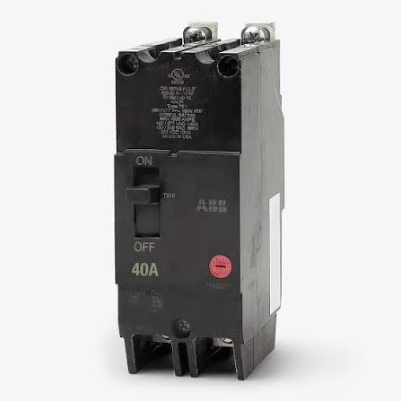 40A 2 Pole Circuit Breaker 277/480V ABB