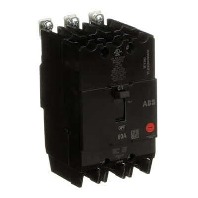 80A 3 Pole Circuit Breaker 277/480V ABB