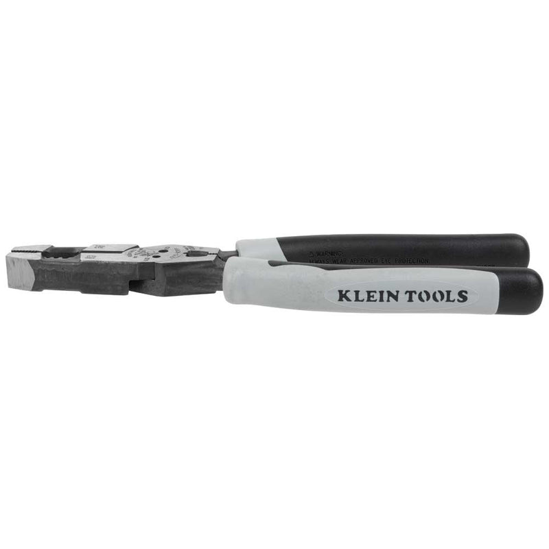 Klein Tools  Hybrid Pliers with Crimper, Fish Tape Puller and Wire Stripper