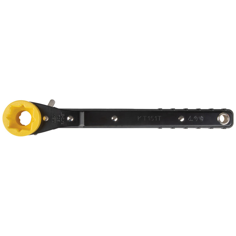 Klein Tools 4-in-1 Lineman's Ratcheting Wrench