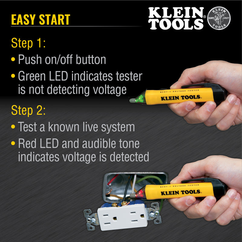 Klein Tools Non-Contact Voltage Tester Pen