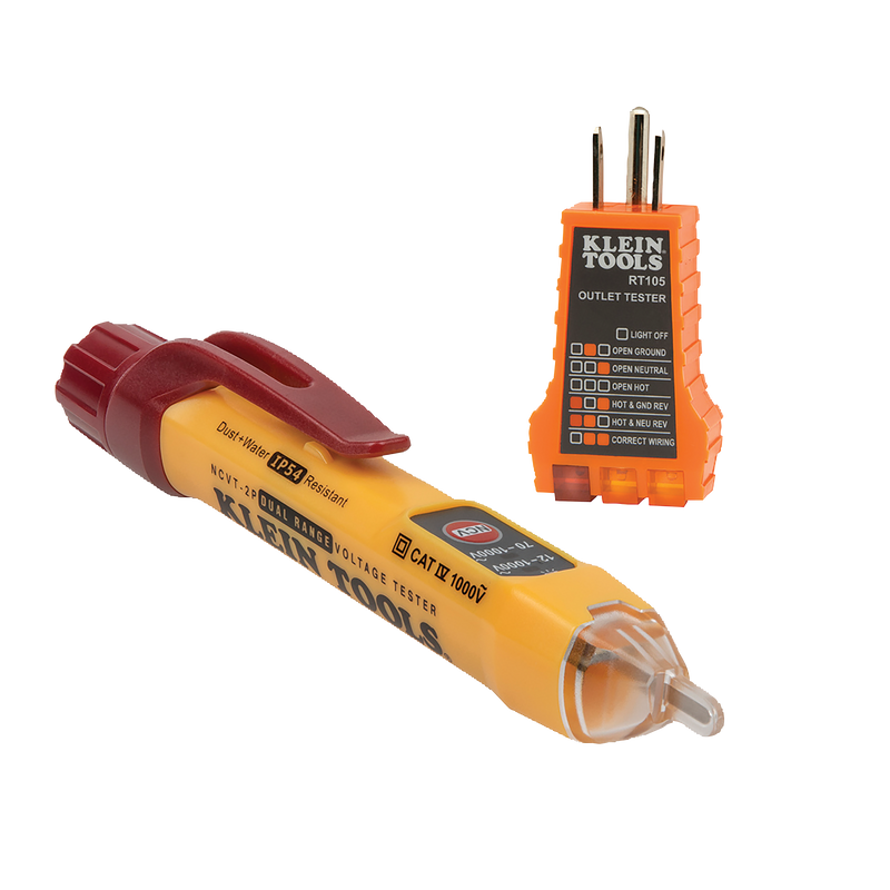 Klein Tools  Dual Range NCVT with Receptacle Tester Electrical Test Kit