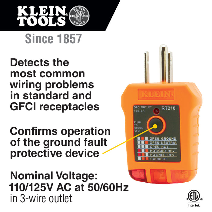 Klein Tools GFCI Outlet Tester