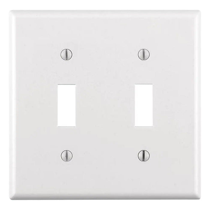 Wall Light Switch Plate - 2 Toggle