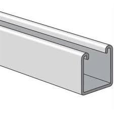 Unistrut 1-5/8" x 1-5/8", 10 ft Solid Channel, 12 Gauge