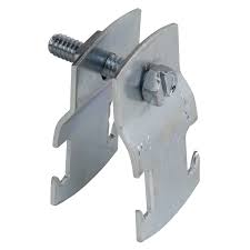 Unistrut 3/4 in. Universal Strut Pipe Clamp - Silver Galvanized