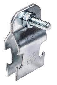 Unistrut 3/4 in. Universal Strut Pipe Clamp - Silver Galvanized